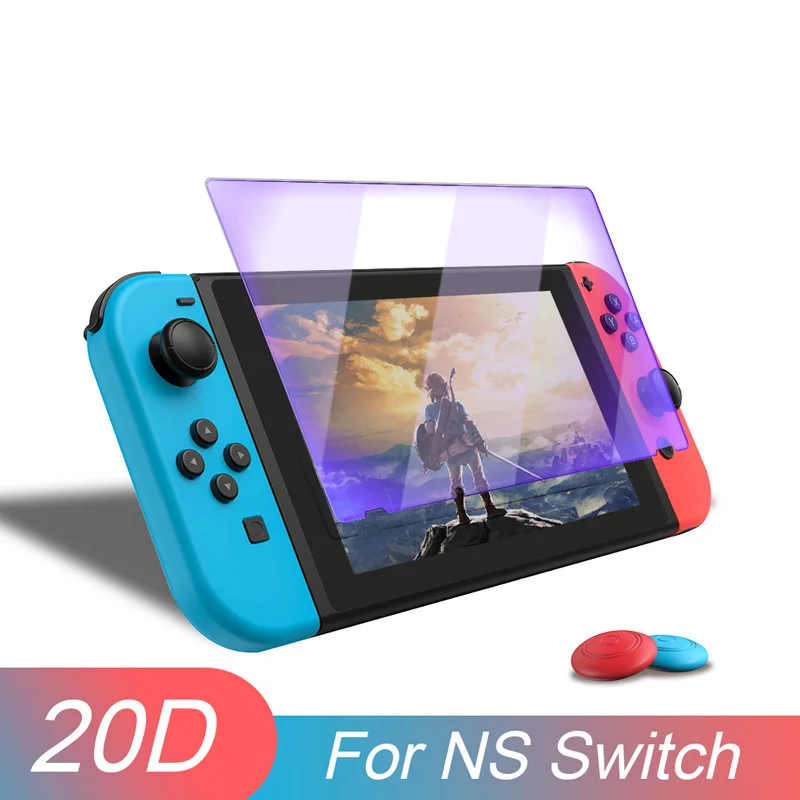 Прозрачная защитная пленка для ЖК экрана Nintendo Switch Premium из закаленного стекла