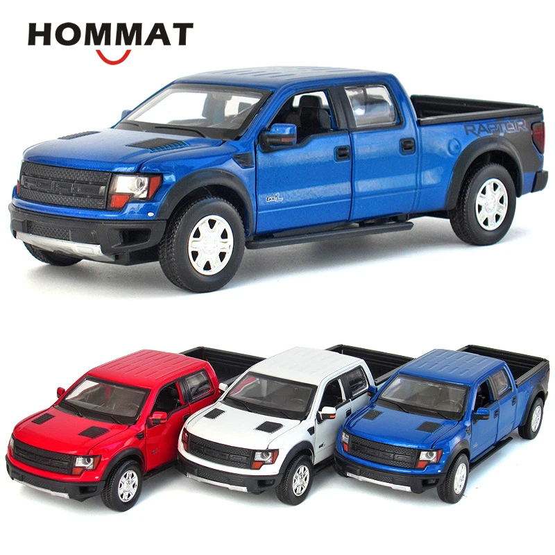 HOMMAT масштаб 1:32 модель автомобиля Ford Raptor металлический сплав Литые и игрушечные