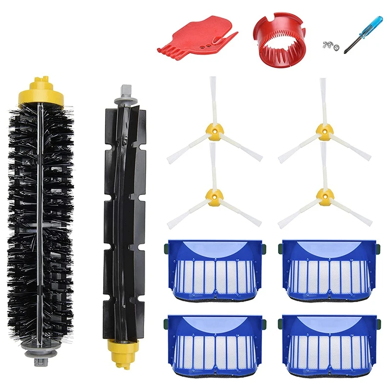 

for Replacement Accessories Kit for IRobot Roomba 675 Robotics,4 Filter