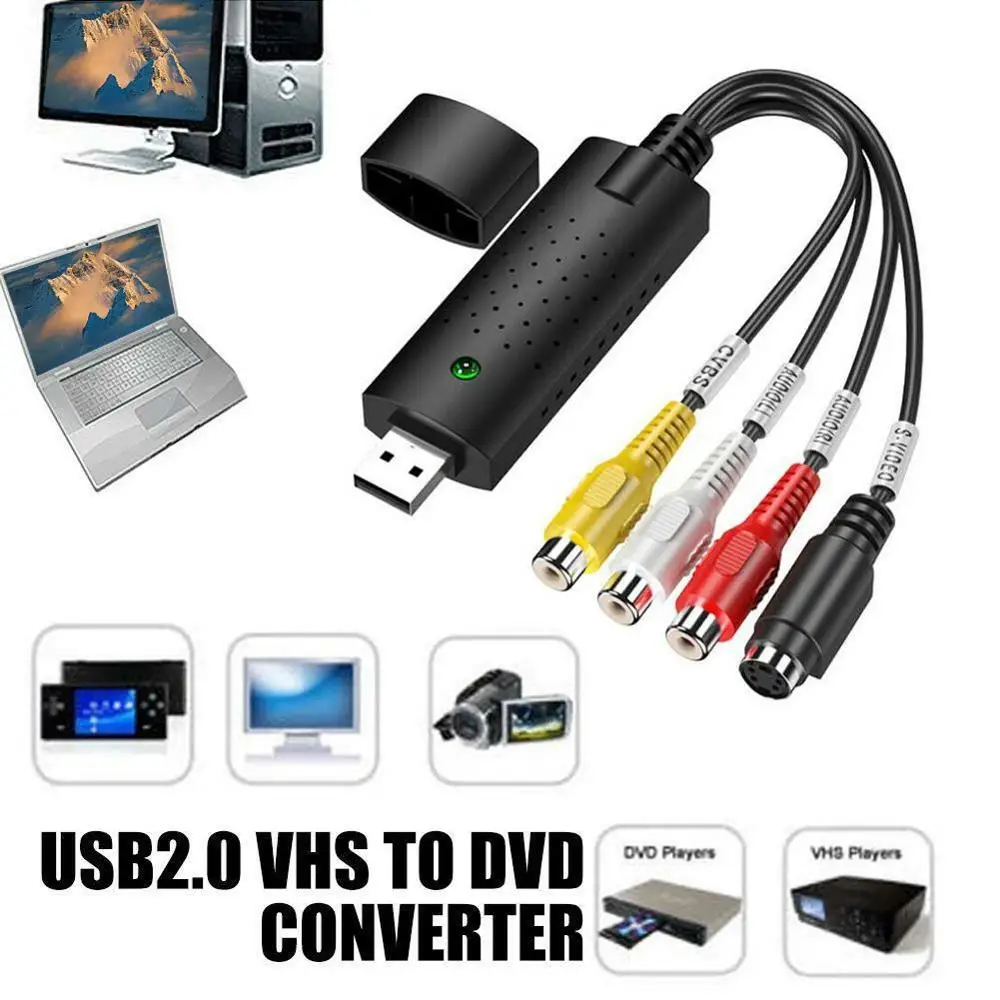 

USB 2,0 DVR Win 7 XP DVD Vista VHS Audio 2000 Q4L8