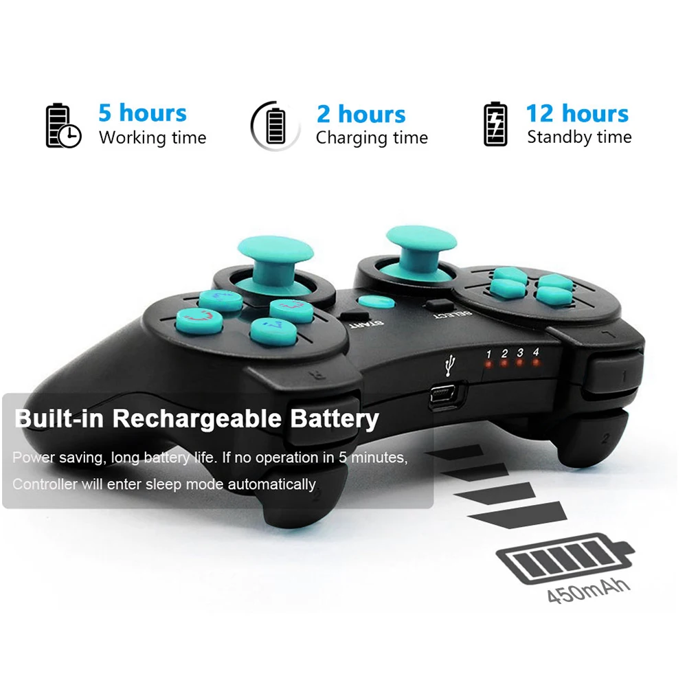 Джойстик для PS3/PS2/PC геймпад Windows игровой контроллер Bluetooth выдвижной джойстик ПК usb для ps2 игровой контроллер адаптер