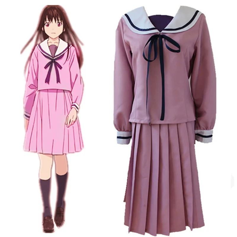 Женская школьная форма Hiyori матросский костюм топы платье наряд аниме костюмы для