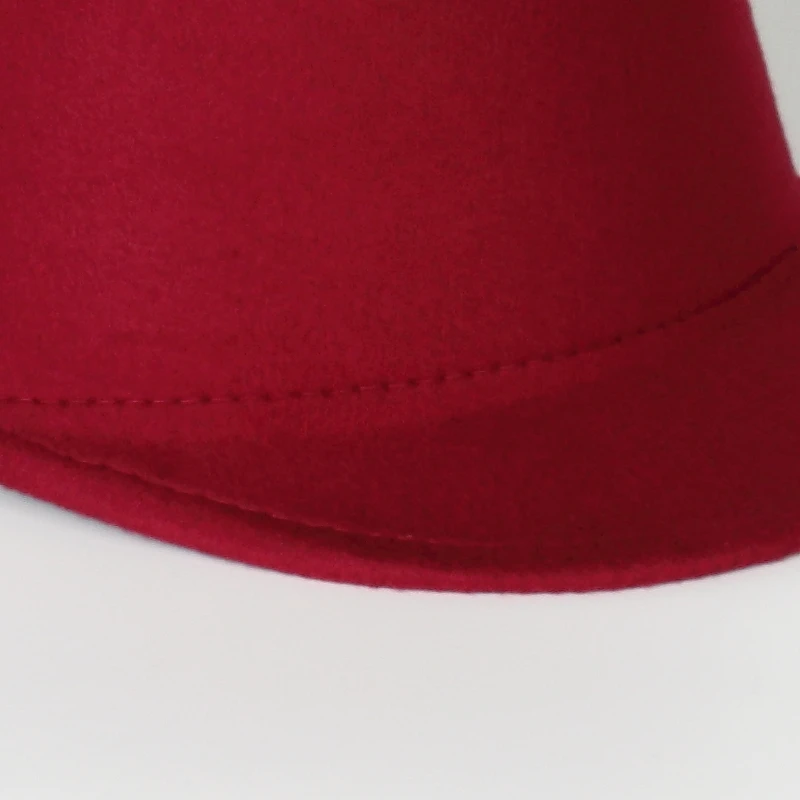 Оптовая продажа модная Милая однотонная винтажная Федора унисекс без рисунка