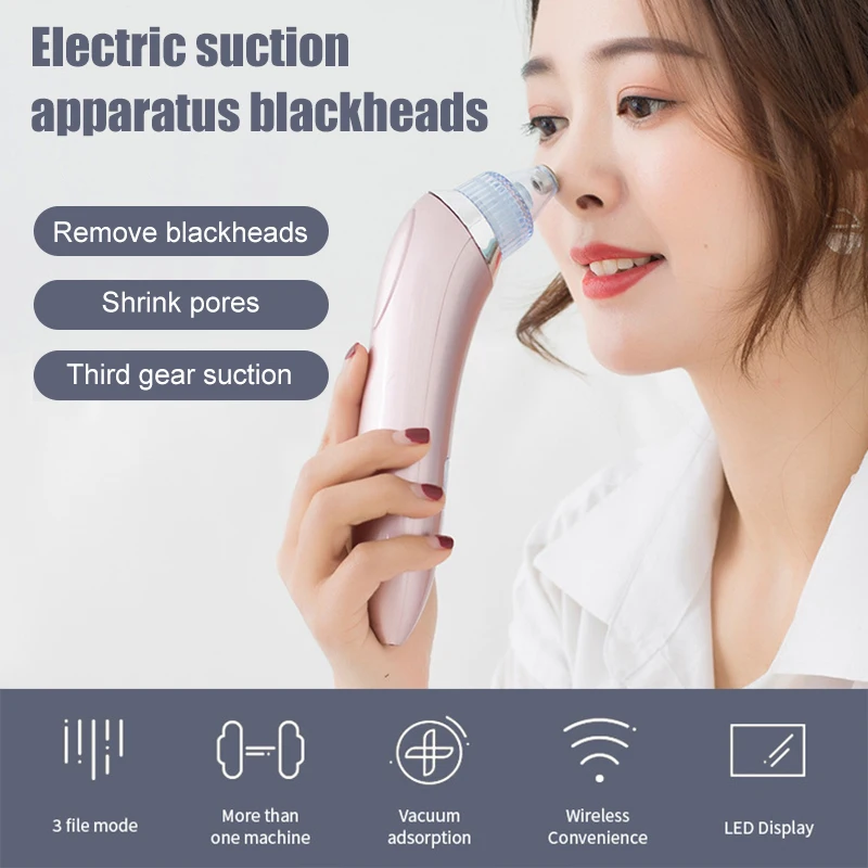 

Hot sale Blackhead Remover Pore Vacuum Electric Blackhead Extractor Vacuum Cleaner USB Rechargeable for Women