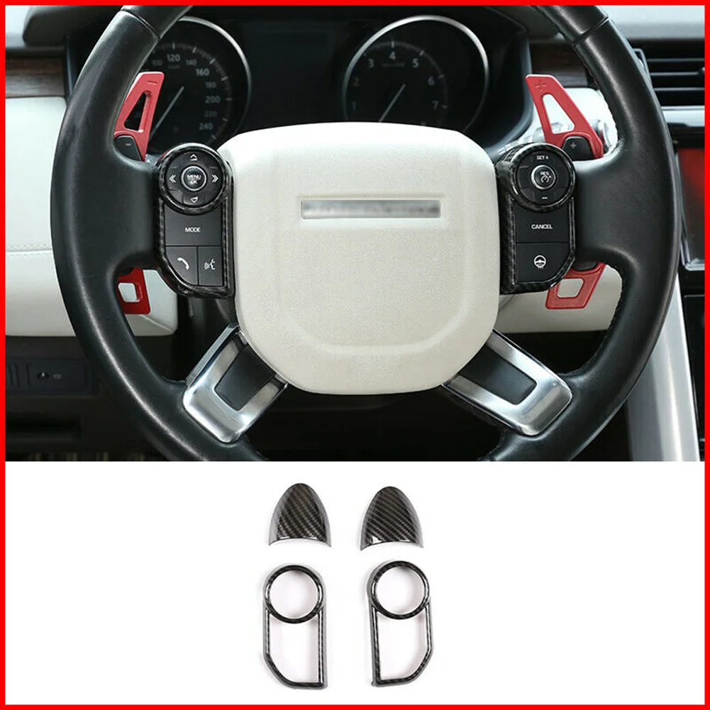 

4pcs Steering Wheel Decor Strip For Land Rover Range Sport 14-17 Steering Wheel Strip Trim Practical Premium