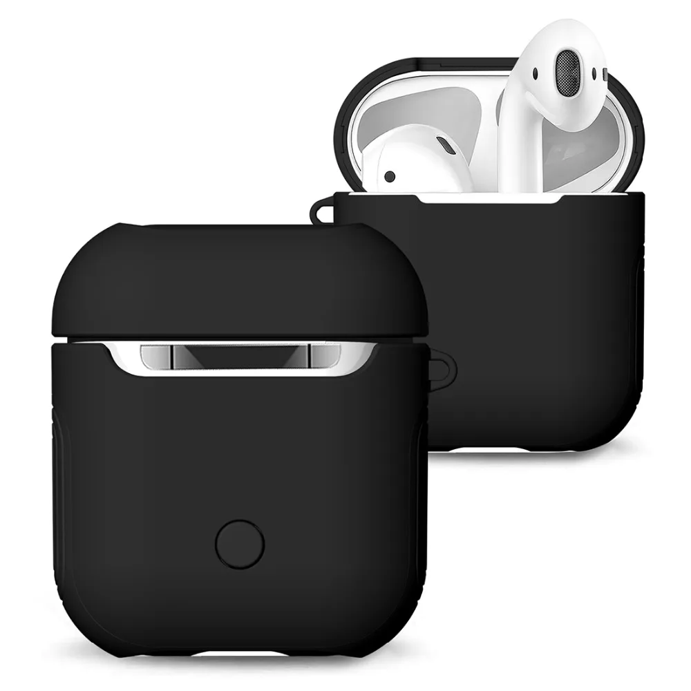 ТПУ силиконовый Bluetooth беспроводной чехол для наушников AirPods 1 защитный чехол Аксессуары для кожи для Apple AirPods 2-я зарядная коробка