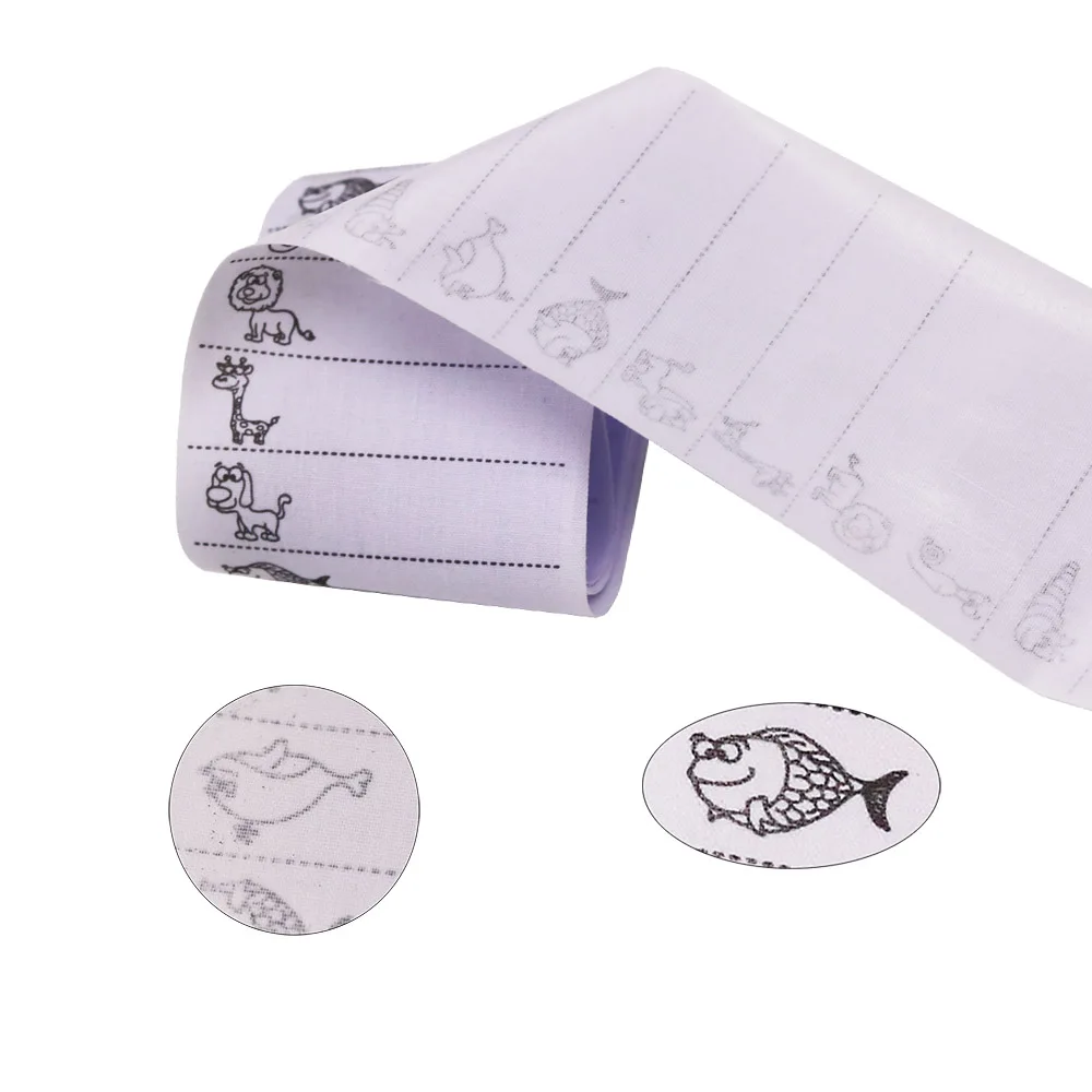 Ярлыки для одежды стирающиеся ярлыки аксессуары шитья цвет белый 100|iron on labels|iron name