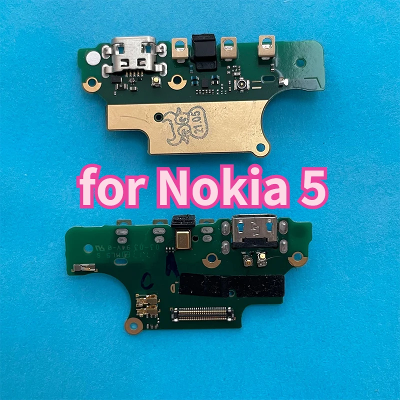 

For Nokia 5 N5 TA-1053 TA-1021 TA-1024 Usb Charger Board USB Charging Port Dock Plug Jack Connector Flex Cable + Microphone