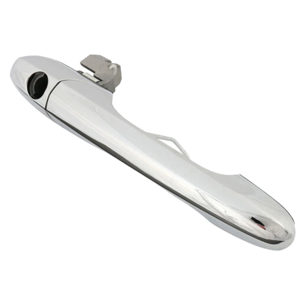 735592012 Smooth Complete With Hinge Hole Professional Chrome Car Outer Door Handle Front Rear Auto Repair For Fiat 500 Offside |