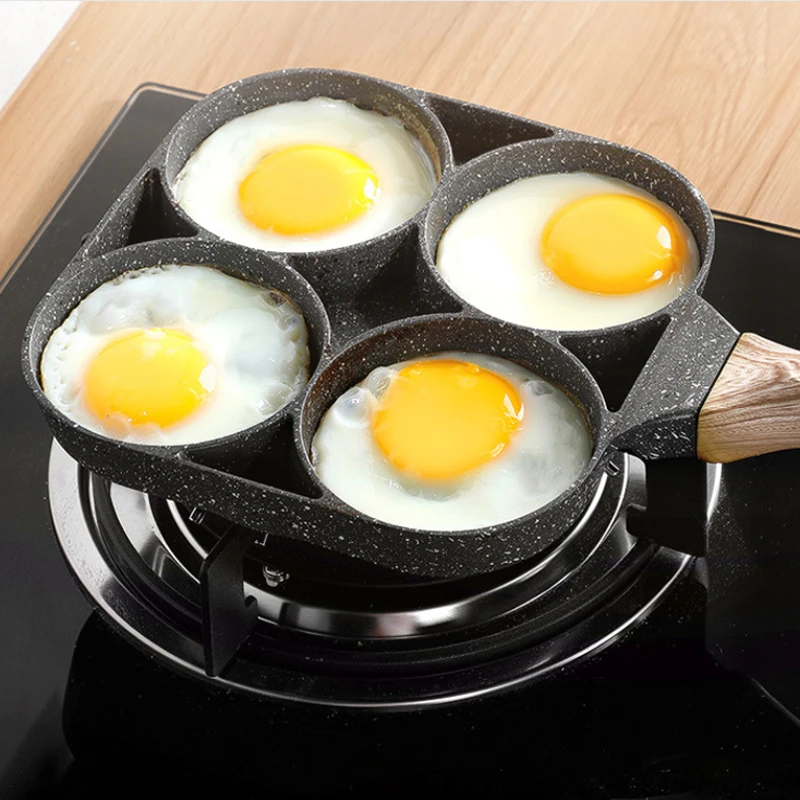 Антипригарная форма с 4 отверстиями для бургеров яиц ветчины блинчиков