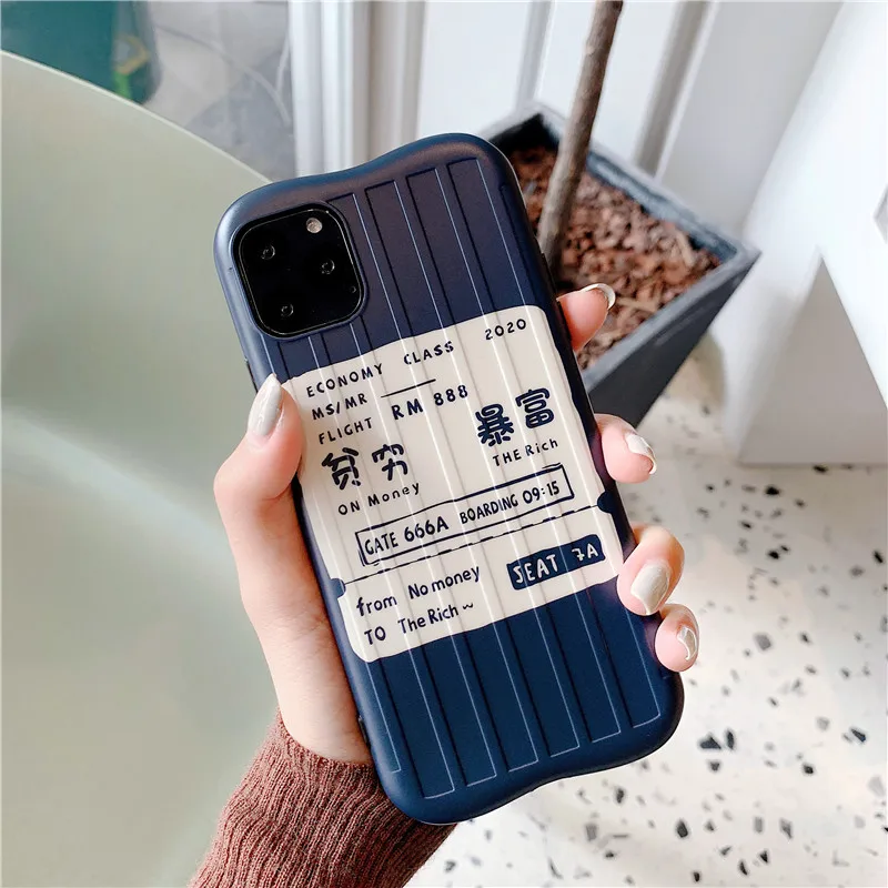 IUENUA Модный чехол с принтом билета для iphone 11 XS Max X XR iPhone 7 8 Plus сотового телефона пар |