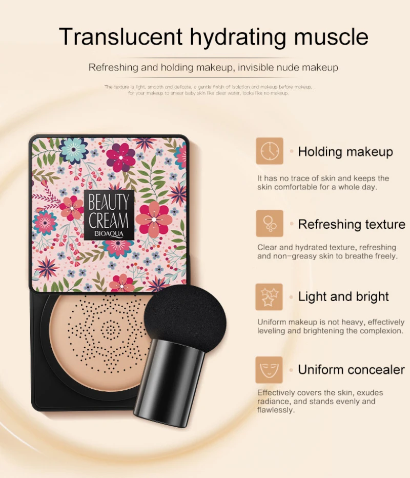 Солнцезащитная воздушная Подушка BB CC крем консилер Увлажняющая Основа макияж