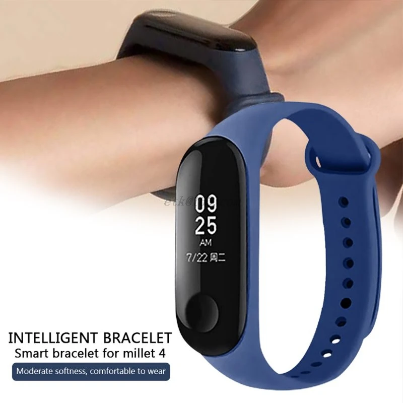 Ремешок силиконовый для Xiaomi mi Band 3 / Mi Smart 4 15 цветов | Электроника