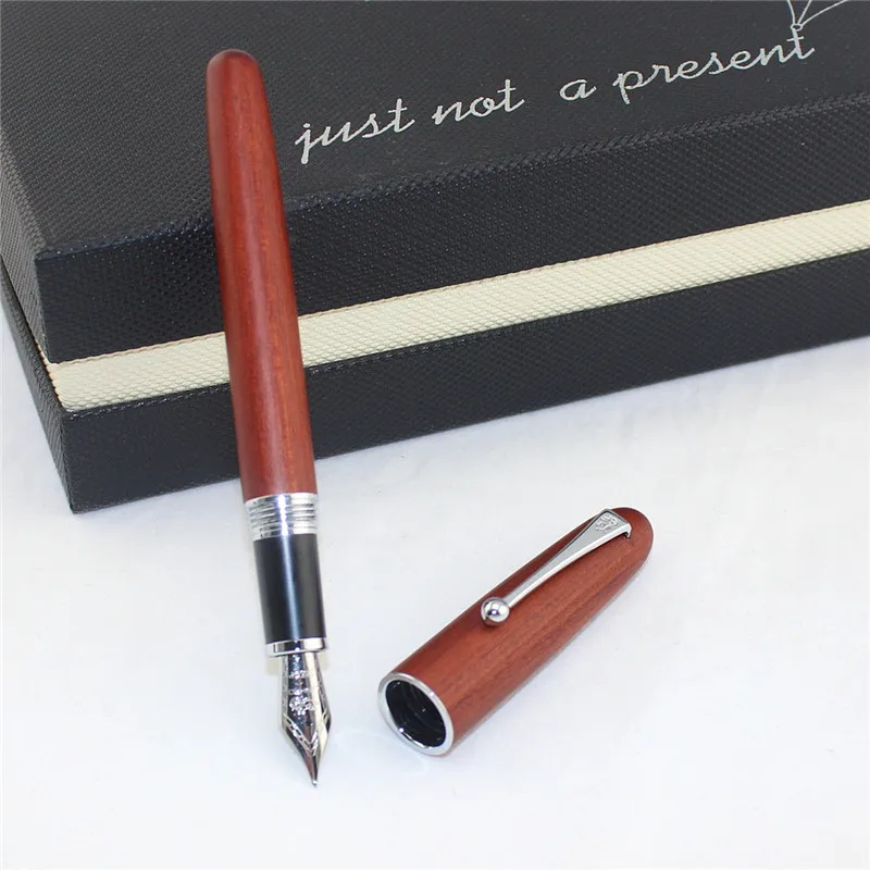 

JINHAO 9035 роскошная деревянная перьевая ручка, школьные и офисные принадлежности, канцелярские принадлежности, классические ручки, подарок дл...