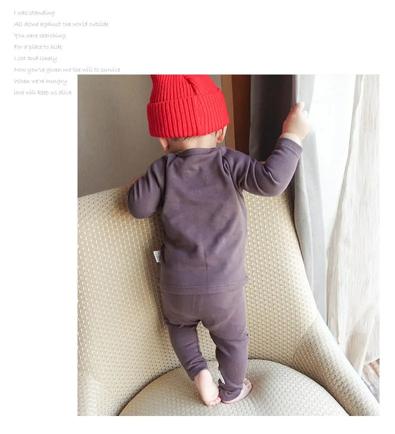 2020 комплект одежды с длинными рукавами для маленьких мальчиков и девочек