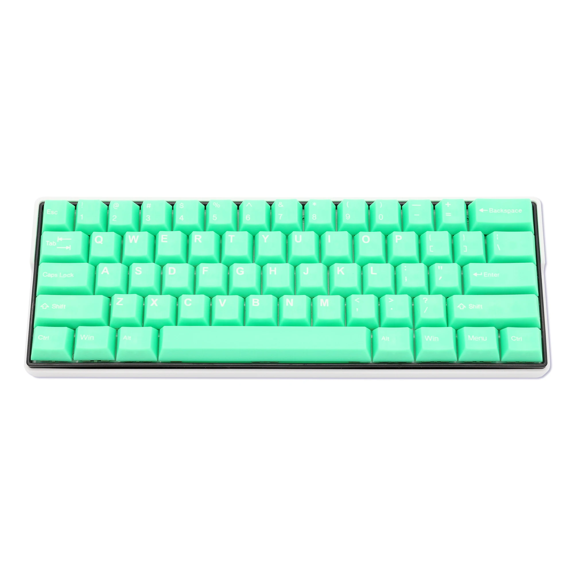 taihao haunted slime sprout abs doubleshot keycap translucent cubic for mechanical keyboard color of green colorway free global shipping
