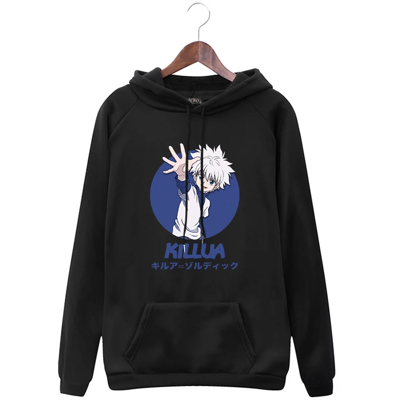 

Killua-hunter x Hunter Hoodie Solid Color Hooded Top Women Long Sleeve Sweatshirt Student Autumn Casual Hooded Streetwear