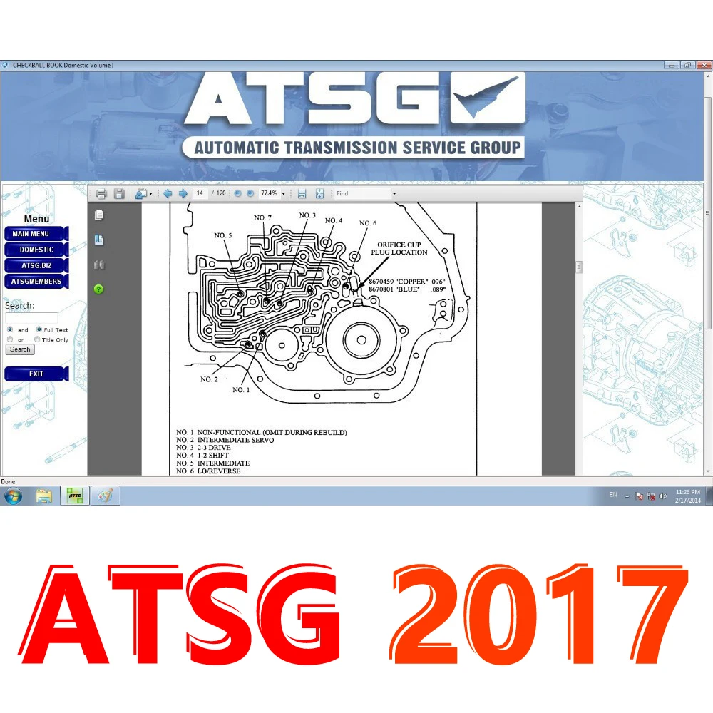 Горячая Распродажа ATSG 2017 программное обеспечение для ремонта автомобилей
