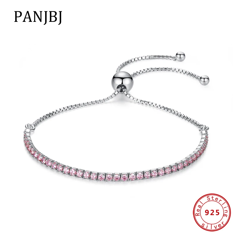 Оригинальный браслет из стерлингового серебра 925 пробы сверкающая нить