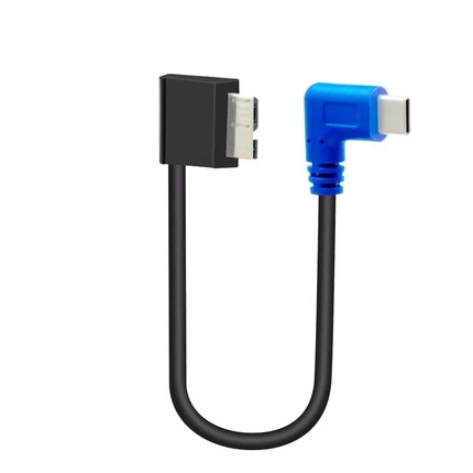Кабель Micro usb Mini USB для камеры Type-c Угловой кабель передачи данных mini короткий порт