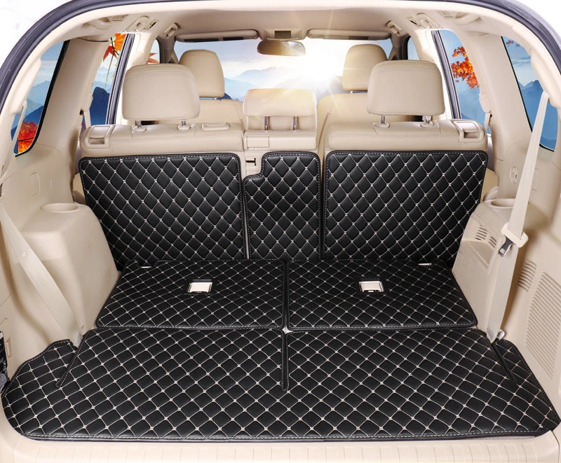 Кожаный коврик для багажника автомобиля подкладка груза Toyota Land Cruiser Prado 120 150 2010 2019