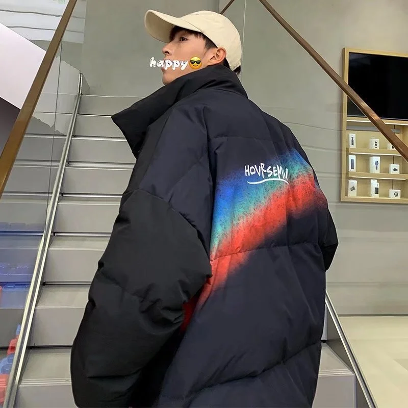 Мужской свободный свитер с капюшоном универсальный светоотражающий топ в