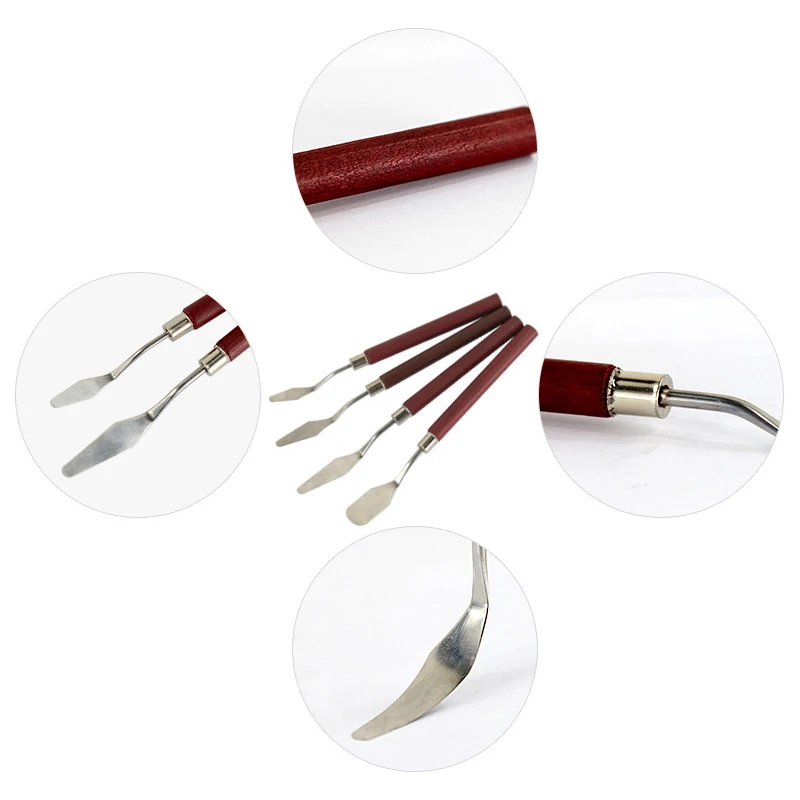 1 шт. профессиональный набор шпателей из нержавеющей стали палитра нож для