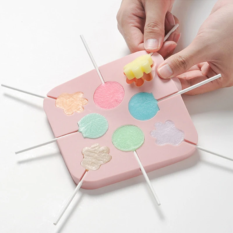 Силиконовой формы для выпечки мультфильм DIY ручной работы Шоколадный леденец