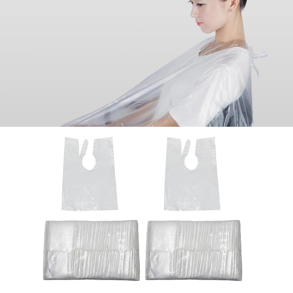200x Disposable Hair Cutting Cape Gown Hairdresser Barber Capes Gowns Cloth