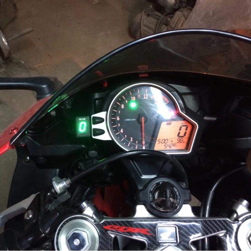 Motorcycle LCD Electronics 1-6 Level Gear Indicator Digital Meter For Honda VTX1800 05-12 XL125V Varadero 07-14 VTX 1800 | Автомобили и
