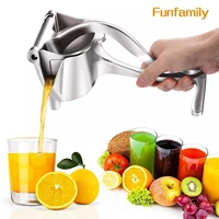manual fruit squeezer aluminum alloy hand pressure juice pomegranate orange lemon sugar cane kitchen juicer tool