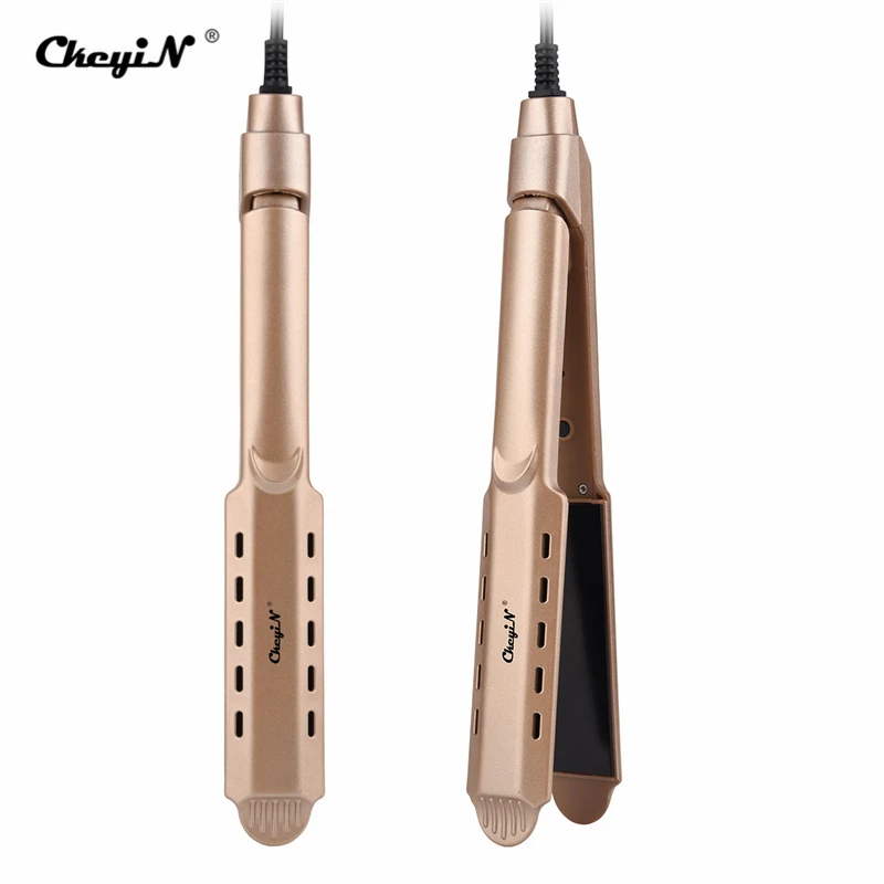 

Professional Fluffy Styling Hair Plate Iron Hair Curling Straightener Volume Plates Ripple Hair Styling Tool