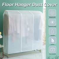 garment rack cover dust proof full cover garment coat hanger clothing storage protector with zipper for bedroom smlxl