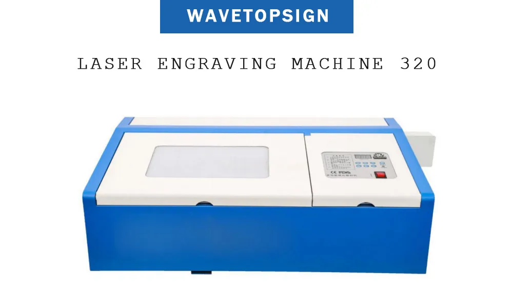 WaveTopSign 3020 лазерная гравировальная машина 50 Вт рабочая зона 300x200 мм гравировальная машина с надписями
