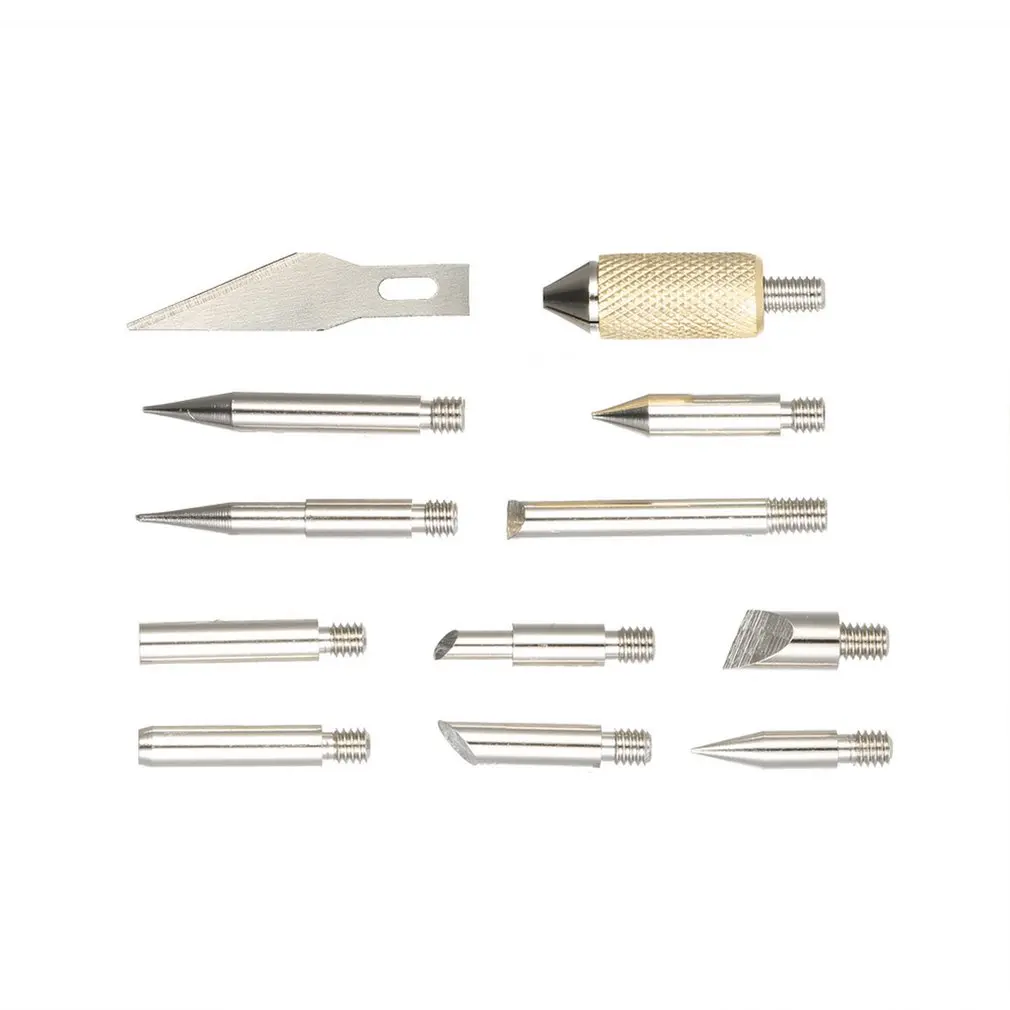 

35Pcs set Temperature Regulated Electric Soldering Kit Pyrography Engraving Tool Wood Embossing Pen Set