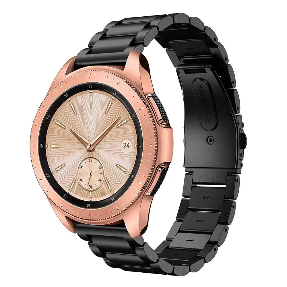Ремешок из нержавеющей стали для Samsung galaxy watch 42 мм/Samsung Galaxy Watch active 2 40 мм спортивный
