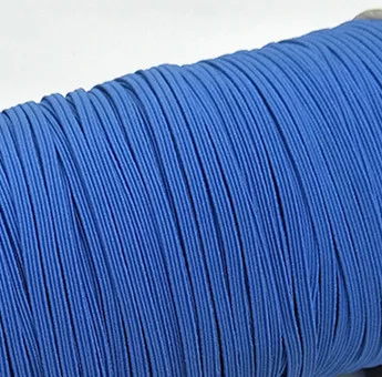 

50 yards orange/rose pink/green/dark blue elastic band DIY mask 3mm colorful elastic bands