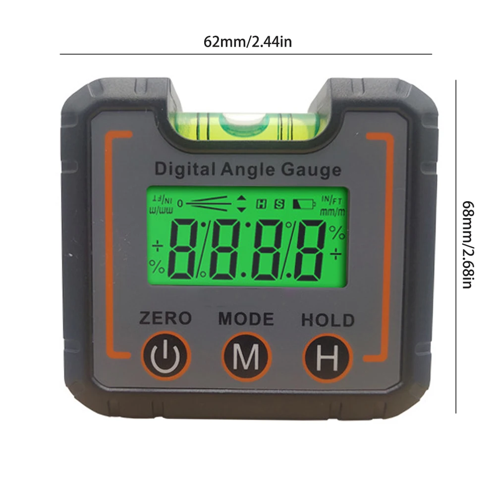 

Mini Digital Protractor Inclinometer Electronic Goniometer Level Angle Measurement Meter Finder Level Box Digital Angle Gauge