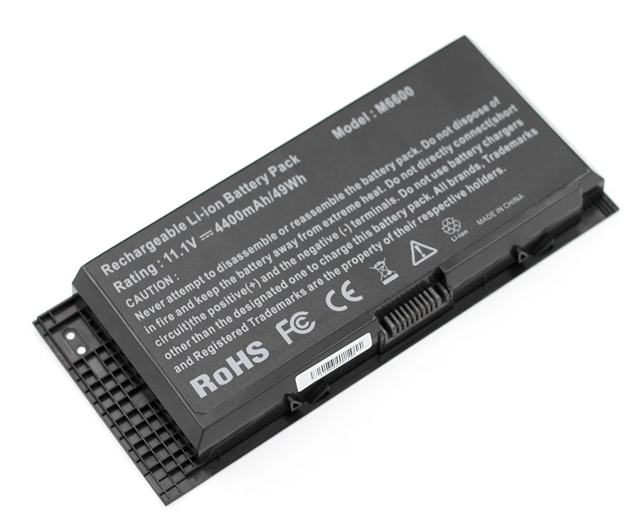 Golooloo 49Wh Аккумулятор для ноутбука DELL Precision M6600 M6700 M6800 M4600 M4700 M4800 FV993 FJJ4W T3NT1 PG6RC OTN1K5