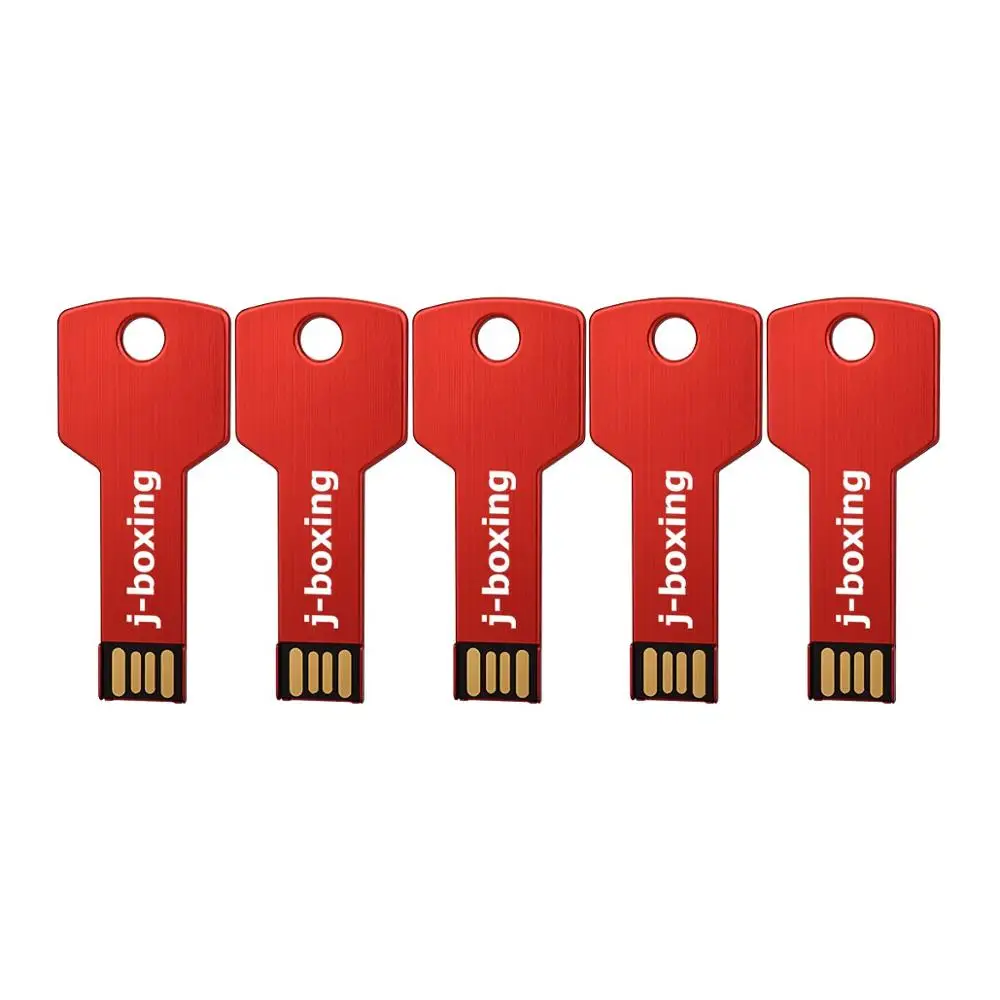 USB флеш накопитель J boxing 5 шт. в форме ключа 8 ГБ 16 32 карты памяти накопители 1 2 4 Гб|USB
