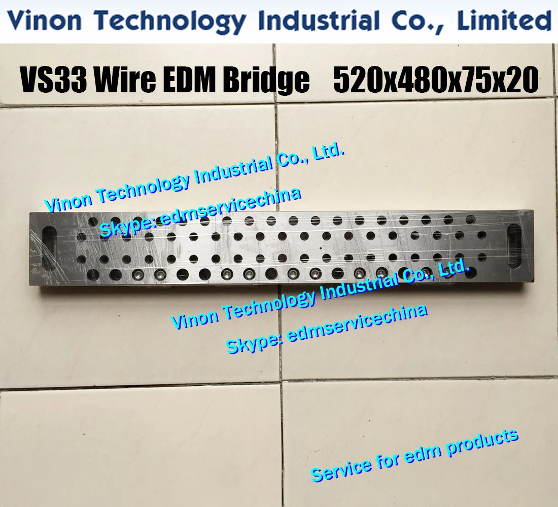 VS33 Wire EDM Bridge L=520x480x75x20+5Lmm прецизионный мост для резки проволоки длиной 520 мм