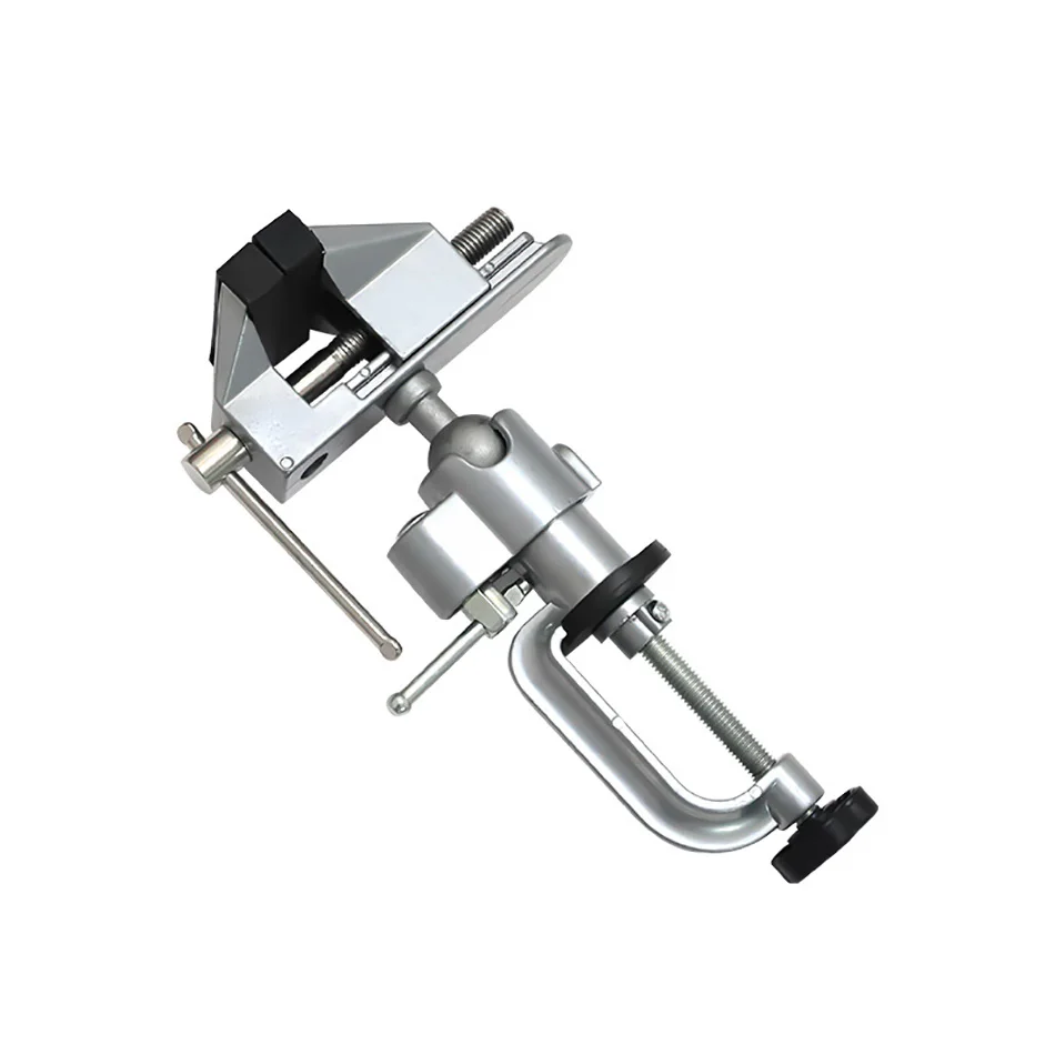 

Stand Bench Vise Clamp Table Vise Electric Drill Multifunctional Mold Table-Screw Craft 360 Degree Rotating Swivel jig