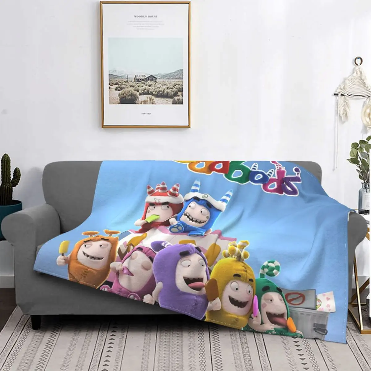 

Одеяло Oneod Oddbods Tv с анимацией 2020, покрывало для кровати, плед для дивана, покрывало для кровати, Флисовое одеяло, пляжное полотенце, роскошное