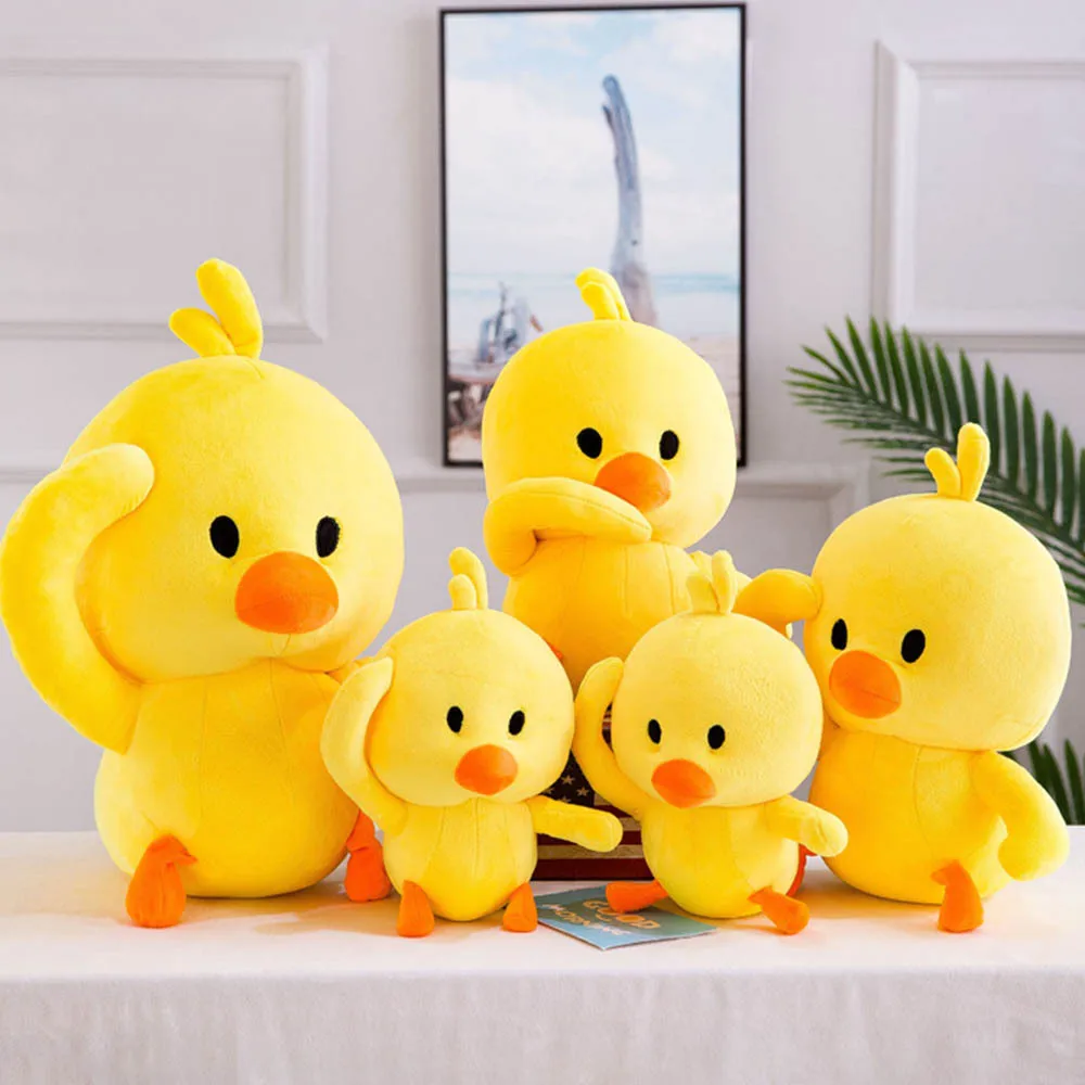 

Yellow Duck Plush Doll Soft Toy Stuffed Animal Baby Birthday Gifts