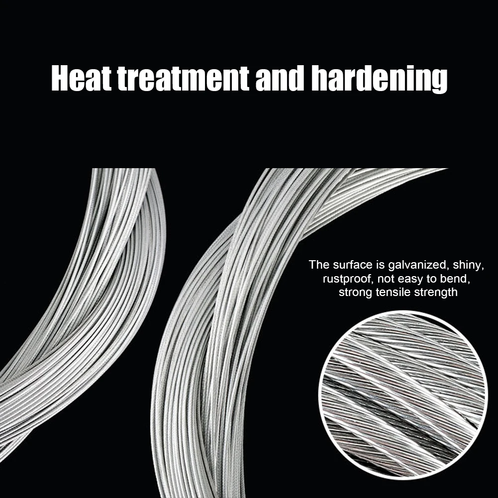 

2pcs Bike Brake Shift Shifter Cable Set Mountain Bike Universal Galvanized Core Bicycle Brake Wire Core Tube Line