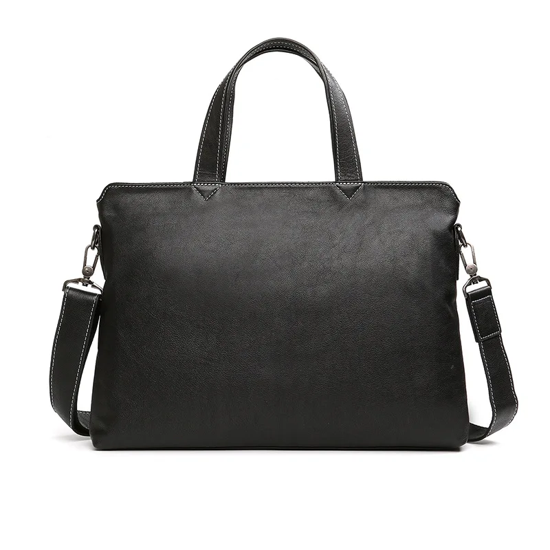 

the new head layer cowhide cross section men's bags leather laptop briefcase business pure leather bag, men's backpack