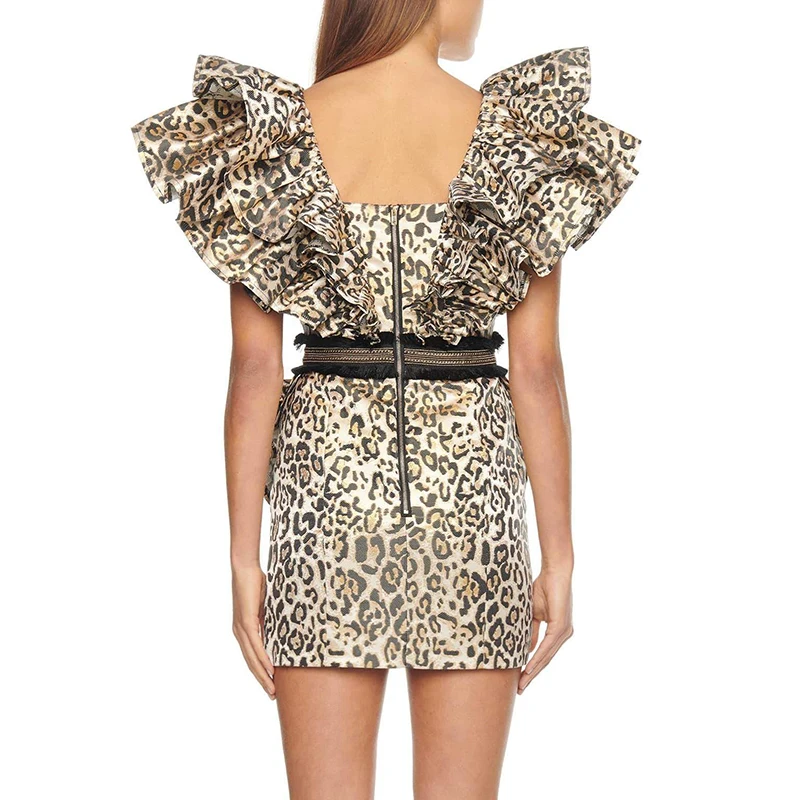 Женские вечерние платья Max Spri Клубное облегающее мини-платье с глубоким