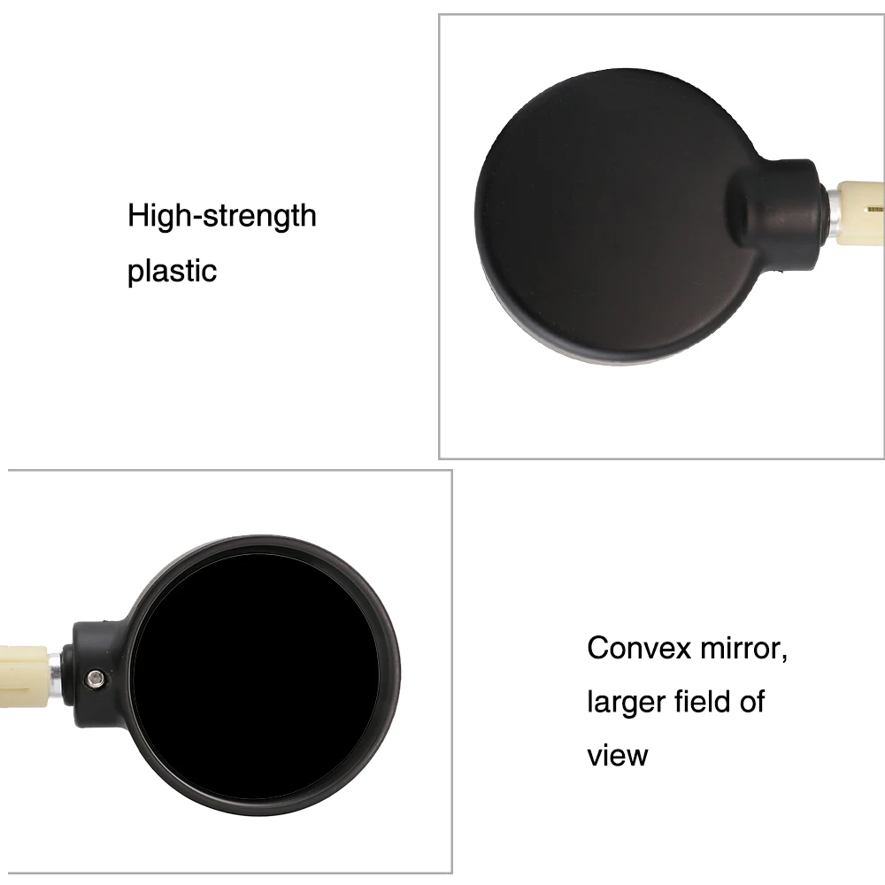 ZS MOTOS 2Pcs Universal Motorcycle Rearview Mirror Round Black 18mm Handle Bar End Side Mirrors Accessories | Автомобили и