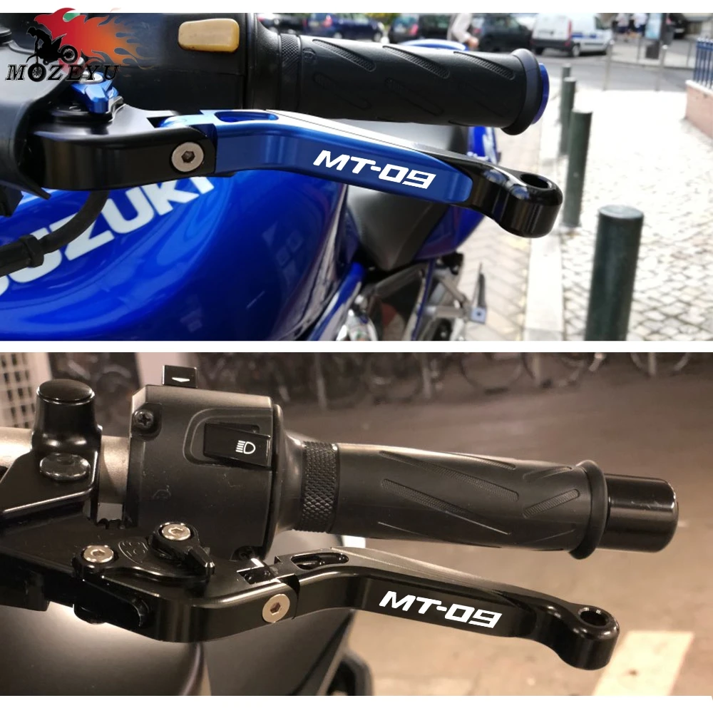 

For YAMAHA MT09 MT-09 FZ09 FZ-09 2013-2021 2019 2018 2017 FJ09 mt09 Motorcycle Adjustable Folding Extendable Brake Clutch Lever