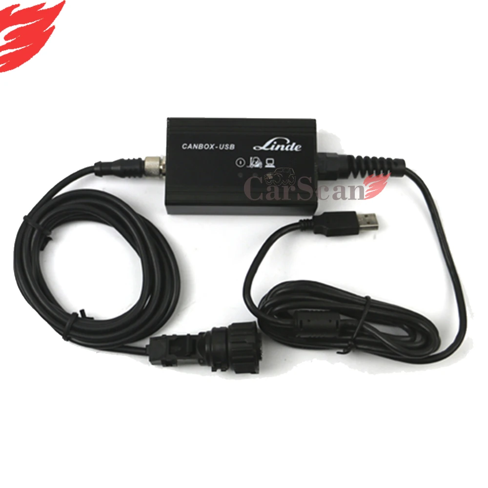 

for linde forklift diagnostic scanner tool linde 4 pin Adapter linde canbox doctor & linde pathfind software